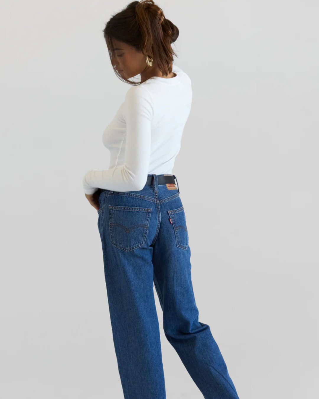 Single Layer Ribbed Long Sleeve